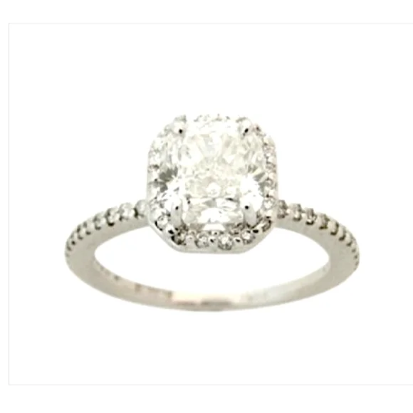 18K Cushion Cut Diamond Very Lovely - Picture 1 of 3